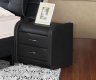 101 Nightstand in White Leatherette by Soho Concepts