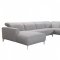 Hudson Sectional Sofa 31570 in Grey Fabric by VIG