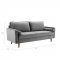 Valour Sofa in Gray Velvet Fabric by Modway w/Options