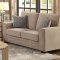 Catherine Sofa & Loveseat Set 52295 in Khaki Fabric by Acme