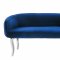 Adina Loveseat TOV-S136 in Navy Velvet Fabric by TOV Furniture