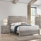 F9543 5Pc Bedroom Set in Weathered Wood by Poundex w/Options