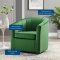 Prospect Swivel Chair Set of 2 in Emerald Velvet by Modway