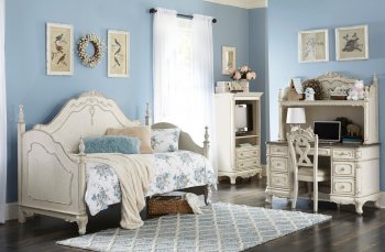 Cinderella 4Pc Daybed Set 1386DNW in Antique White - Homelegance [HEKB-1386DNW-Cinderella]