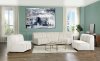 Felicia Modular Sectional Sofa LV01067 in Beige Velvet by Acme