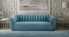 Arno Sofa TOV-S165 in Sea Blue Velvet Fabric by TOV Furniture