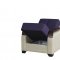 La Reina Sofa Bed in Dark Purple Fabric by Casamode w/Options