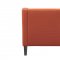 Roweena Sofa & Loveseat Set 1218RN in Orange Fabric -Homelegance