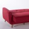 Nora Zigana Marsala Sofa Bed in Red Fabric by Istikbal w/Options