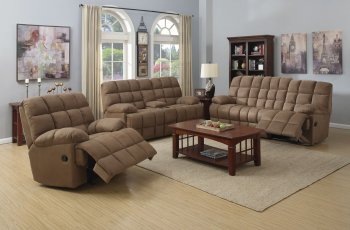 Pickett 601941 Motion Sofa in Mocha by Coaster w/Options [CRS-601941 Pickett]