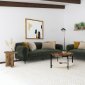 Jade Sofa & Loveseat Set 509131 in Green Chenille by Coaster