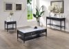 Atalia Coffee Table 3PC Set 83225 in Marble & Black by Acme