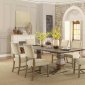 Veltry Dining Table 5328-96 Weathered by Homelegance w/Options