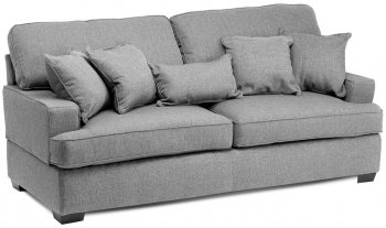 Devlin Sofa & Loveseat Set in Gray Fabric w/Options [MSS-Devlin Gray]