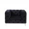 Phifina Chair 55922 in Black Velvet by Acme