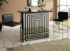 Zak Bar Table 70960 in Black and Mirrored Finish by Acme