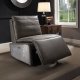 Metier Power Recliner 59940 in Gray Top Grain Leather by Acme