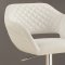 100829 Adjustable Bar Stool Set of 2 in White by Coaster