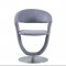 D4801DT Dining Table in White by Global w/Optional Grey Chairs