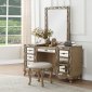 Orianne Vanity Desk 23797 in Antique Gold by Acme w/Options