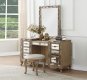 Orianne Vanity Desk 23797 in Antique Gold by Acme w/Options