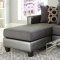 3003 Sectional Sofa in Pewter Bi Cast & Gray Microfiber