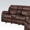 50815 Dyson Motion Sectional Sofa in Polished Microfiber by Acme