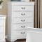 Mayville Bedroom 5Pc Set 2147W by Homelegance in White w/Options