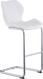 D1446BS-WH Set of 4 Bar Stools in White by Global