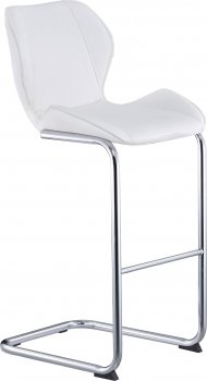 D1446BS-WH Set of 4 Bar Stools in White by Global [GFBA-1446BS-WH]