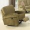 Olive or Tan Velvet Chenille Reclining Livng Room Sofa w/Options