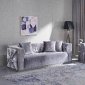 LCL-012 Sofa & Loveseat Set in Gray Velvet