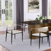 Edson Dining Table 105761 in Bronze by Coaster w/Optional Chairs