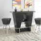 Patrick Bar Table 72655 in Black Crocodile PU by Acme w/Options