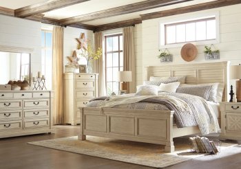 Bolanburg Bedroom B647-QLB in Antique White by Ashley Furniture [SFABS-B647-QLB Bolanburg]