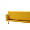 116 Sofa Bed Convertible in Yellow Fabric by ESF