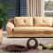 8266 Sofa in Beige Leather by ESF w/Optional Loveseat & Chair