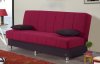 Chicago Two-Tone Fabric Sofa Bed w/Storage & Pillows