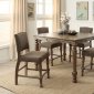 Oakes 72305 Counter Height Dining Table by Acme w/Options