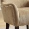 902503 Accent Chair Set of 2 in Sand Chenille Fabric by Coaster