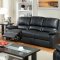 Gaffey Reclining Sofa CM6826 in Black Leather Match w/Options