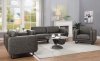 Winona Sofa & Loveseat Set 508201 in Dark Brown Fabric - Coaster