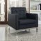 Loft Leather Sofa in Black by Modway w/Options