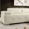 9617WHT Amare Sectional Sofa in Bonded Leather by Homelegance