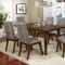 Abelone CM3354T 5PC Dinette Set in Walnut Finish w/Options