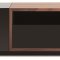 TV047 TV Stand in Black High Gloss/Walnut by J&M Furniture