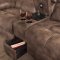 Gershwin Power Motion Sofa in Brown Fabric by NCFurniture