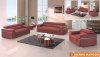 Sierra Maroon Sofa in Bonded Leather by American Eagle Furniture