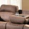 Marille 9724DBR Motion Sofa - Dark Brown - Homelegance w/Options