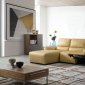 S275 Power Motion Sectional Sofa Mustard Leather Beverly Hills